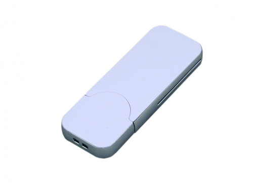 USB-флешка на 8 Гб в стиле I-phone, прямоугольнй формы, белый