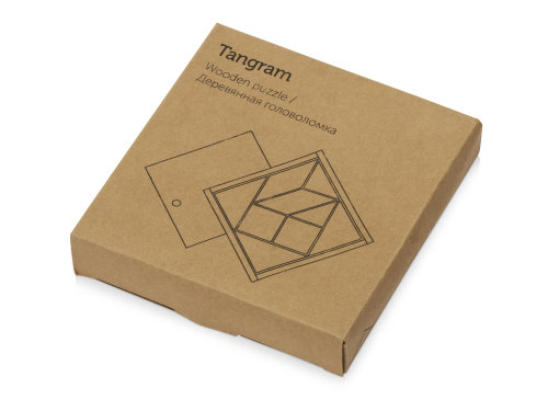 Деревянная головоломка в коробке Tangram