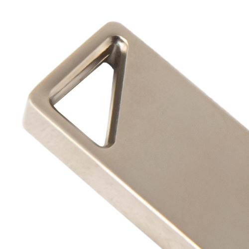 USB flash-карта SPLIT (16Гб), серебристая, 3,6х1,2х0,5 см, металл (серебристый)