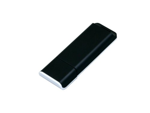 Флешка прямоугольной формы, оригинальный дизайн, двухцветный корпус, 32 Гб, черный/белый