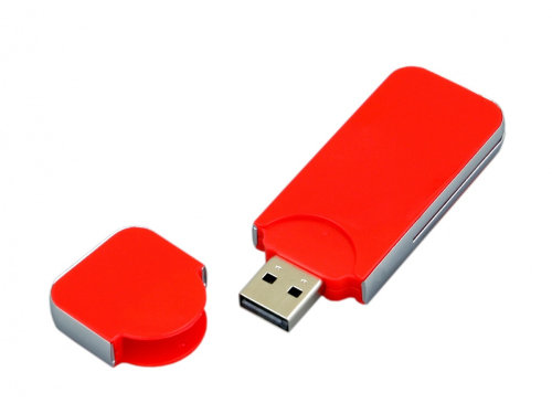 USB-флешка на 8 Гб в стиле I-phone, прямоугольнй формы, красный