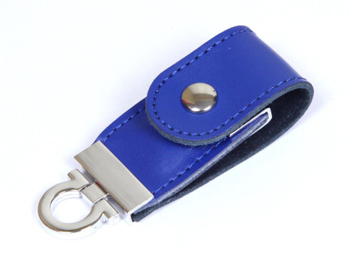 USB-флешка на 16 Гб в виде брелка, синий
