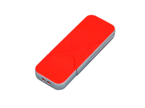 USB-флешка на 16 Гб в стиле I-phone, прямоугольнй формы, красный