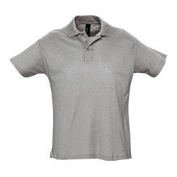 Рубашка поло мужская SUMMER II 170  (серый меланж)
