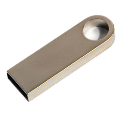 USB flash-карта SMART (16Гб), серебристая, 3,9х1,2х0,4 см, металл (серебристый)
