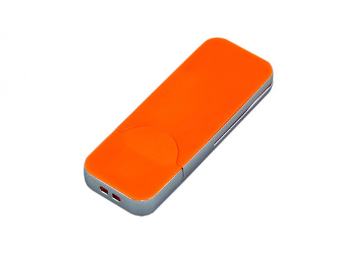 USB-флешка на 16 Гб в стиле I-phone, прямоугольнй формы, оранжевый