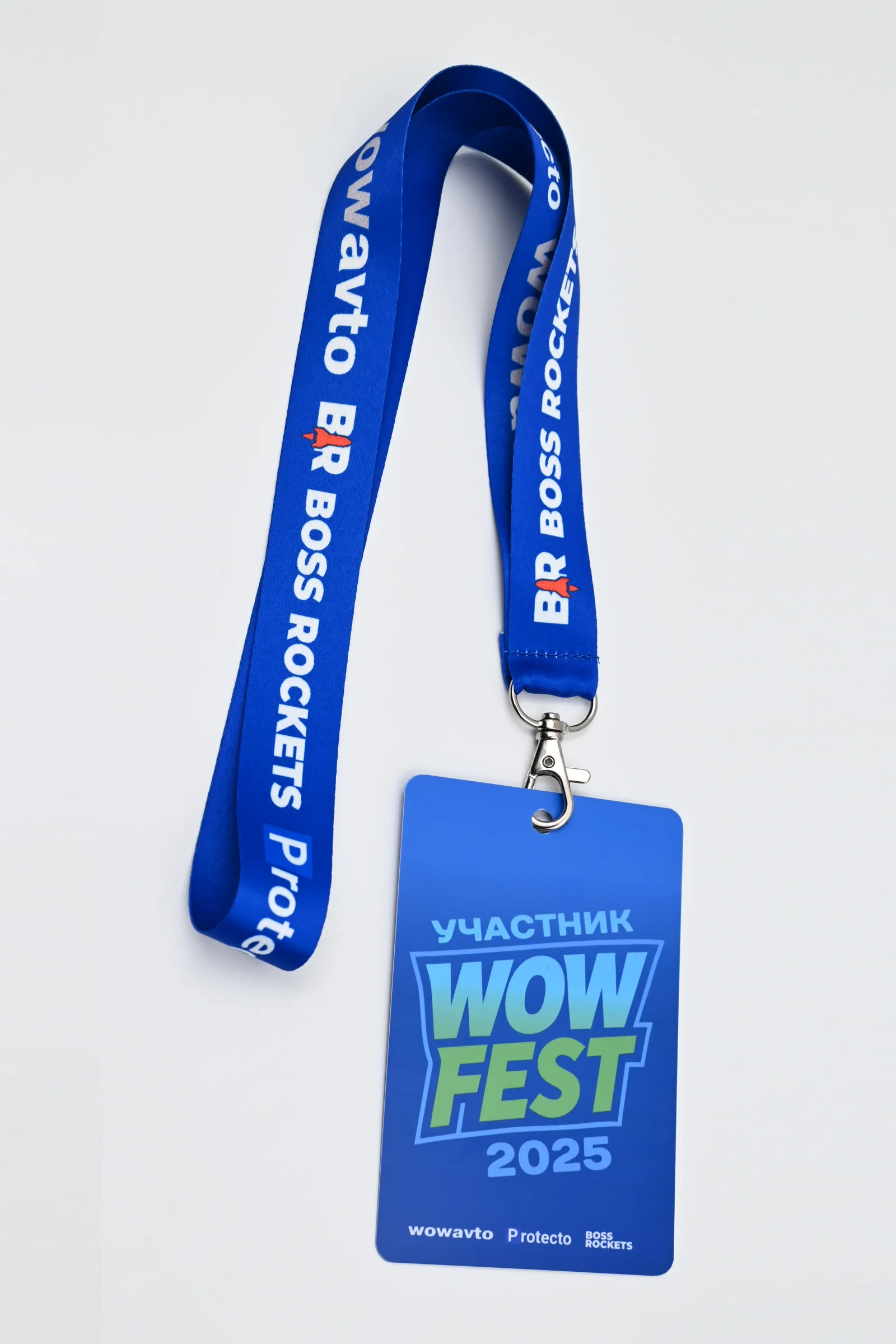 Наградная продукция и бейджи для Wow Fest