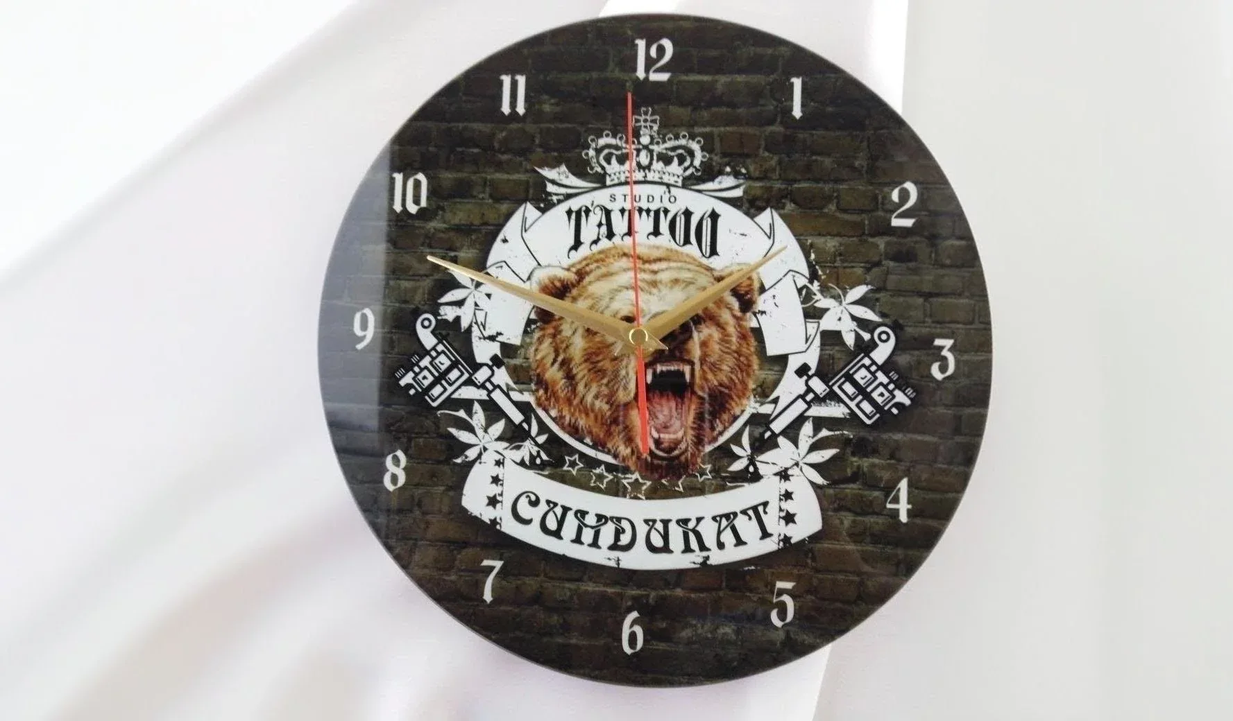 Настенные стеклянные часы