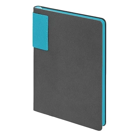 Ежедневник Flexy Star Sivilia Grey Edition Color А5, серо-голубой, недатированный в гибкой обложке
