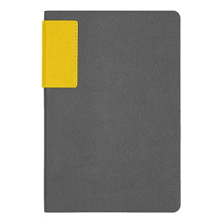 Ежедневник Flexy Star Sivilia Grey Edition Color А5 серо-красный, недатированный в гибкой обложке