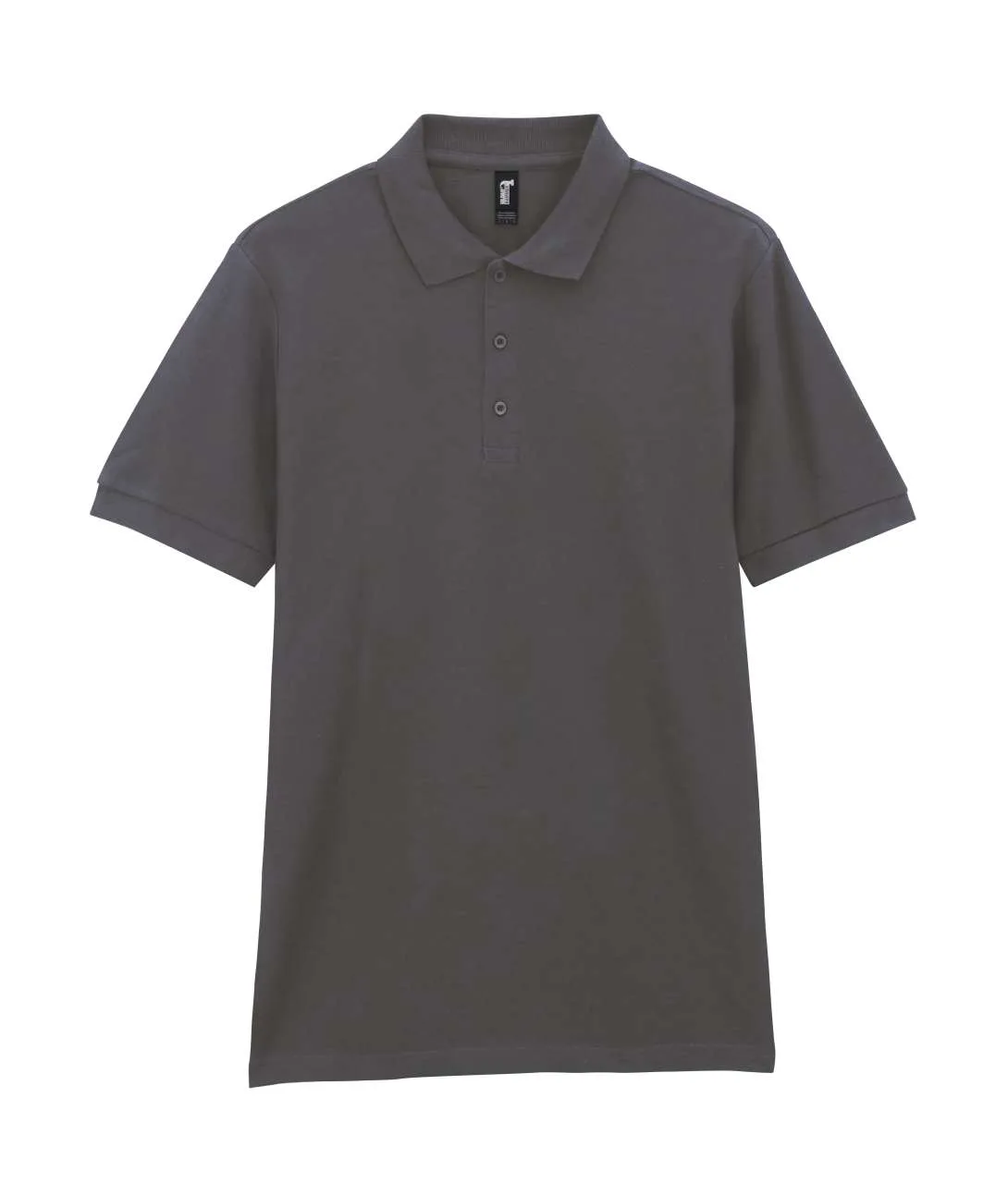 Футболка поло PREMIUM COTTON ADULT DOUBLE PIQUE, ГРАФИТОВЫЙ S