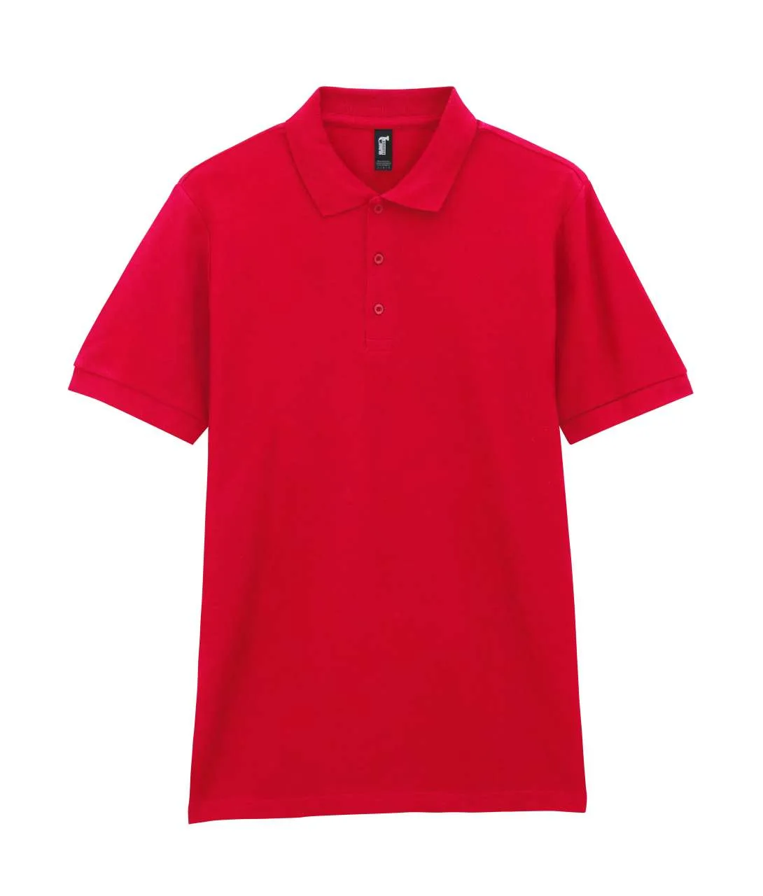 Футболка поло PREMIUM COTTON ADULT DOUBLE PIQUE, КРАСНЫЙ S