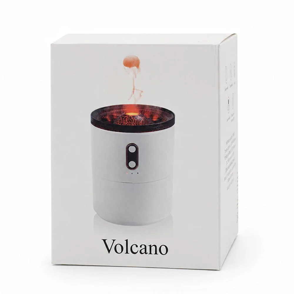 Светодиодный USB увлажнитель Volcano, белый