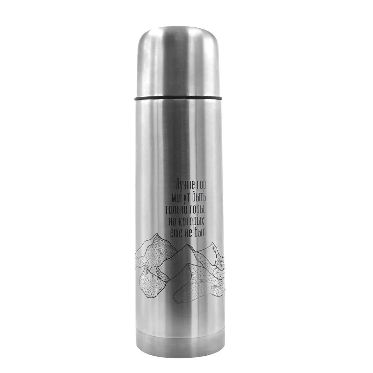 Термос Picnic Silver, серебристый