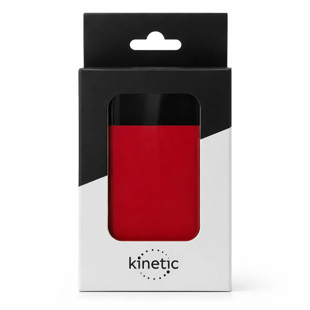 Внешний аккумулятор в металлическом корпусе Apria, 10000 mAh, красный