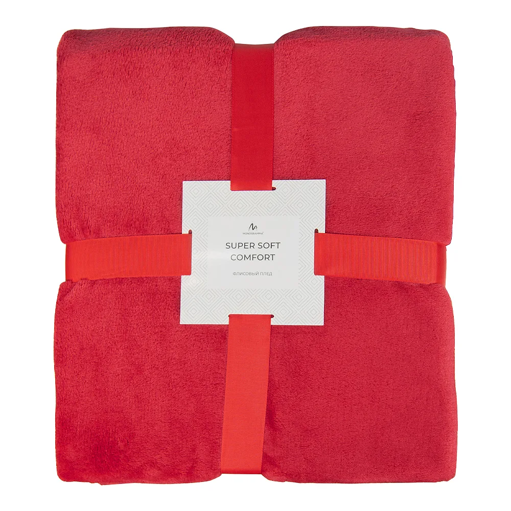 Плед флисовый SUPER SOFT COMFORT TRAVEL
