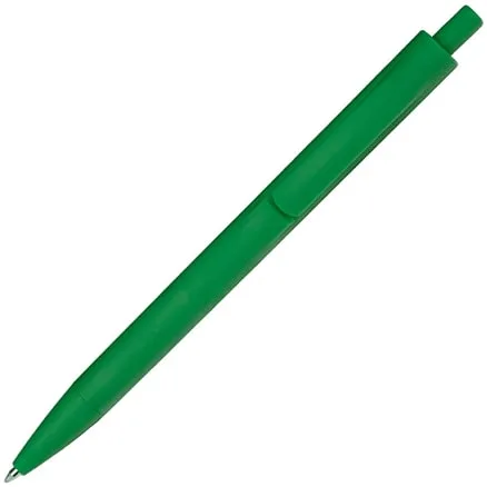Ручка шариковая IGLA SOFT, пластиковая, софт-тач, зеленая