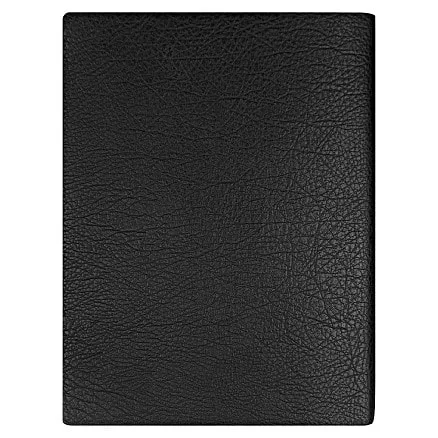 Ежедневник Flexy Foggia Leatherette B5, черный, недатированный, в гибкой обложке в подарочной коробке