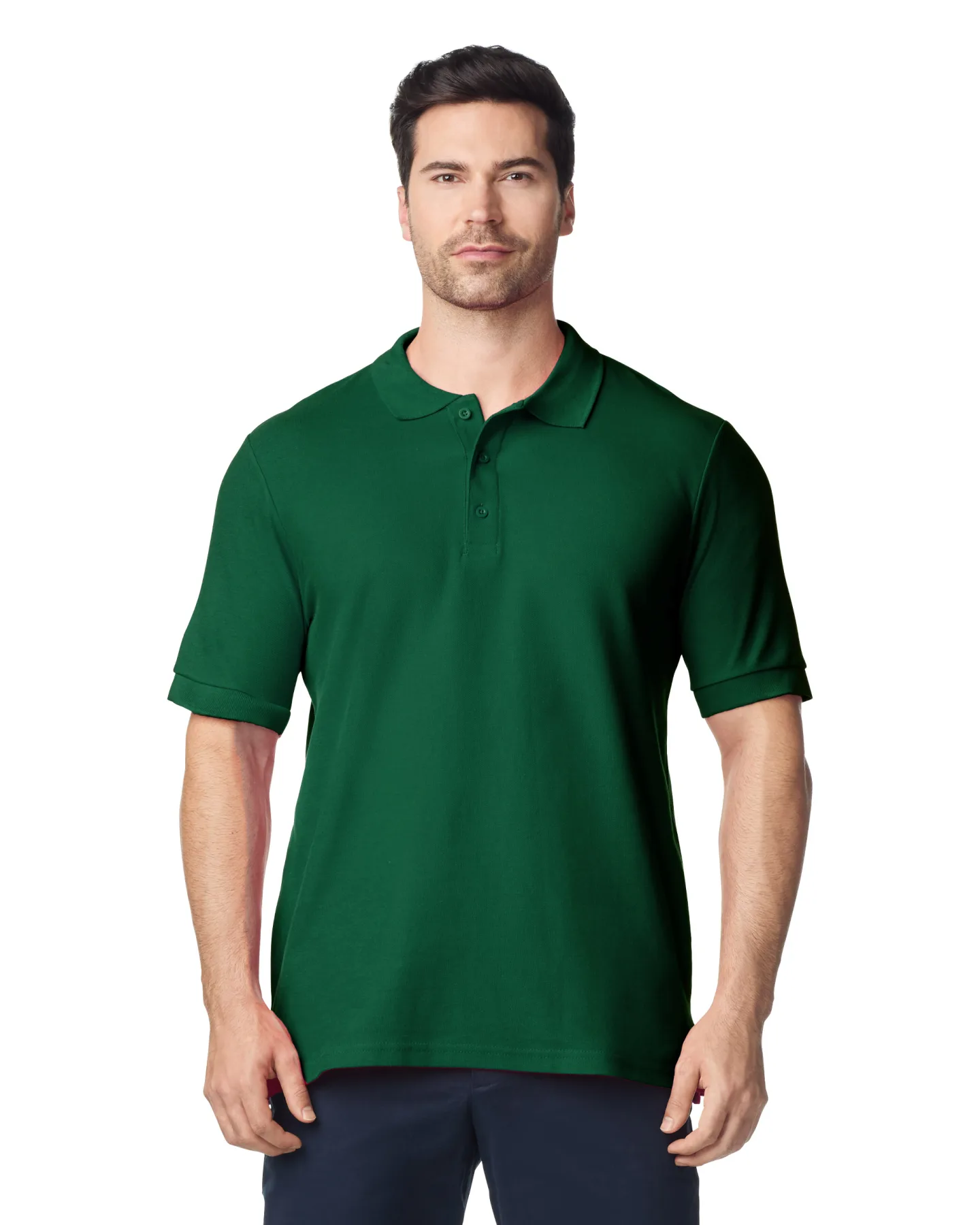 Футболка поло PREMIUM COTTON ADULT DOUBLE PIQUE, ХАКИ S