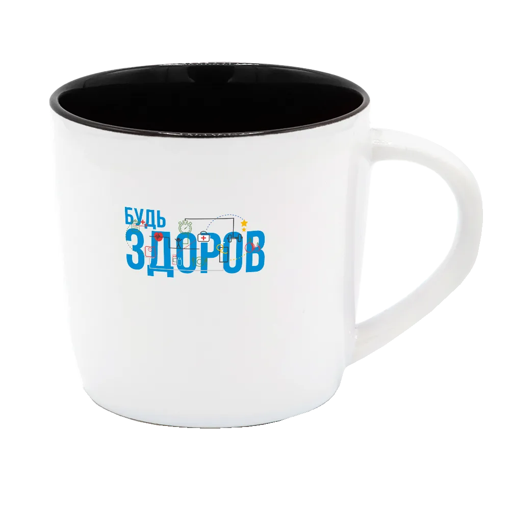 Кружка Happy, черная