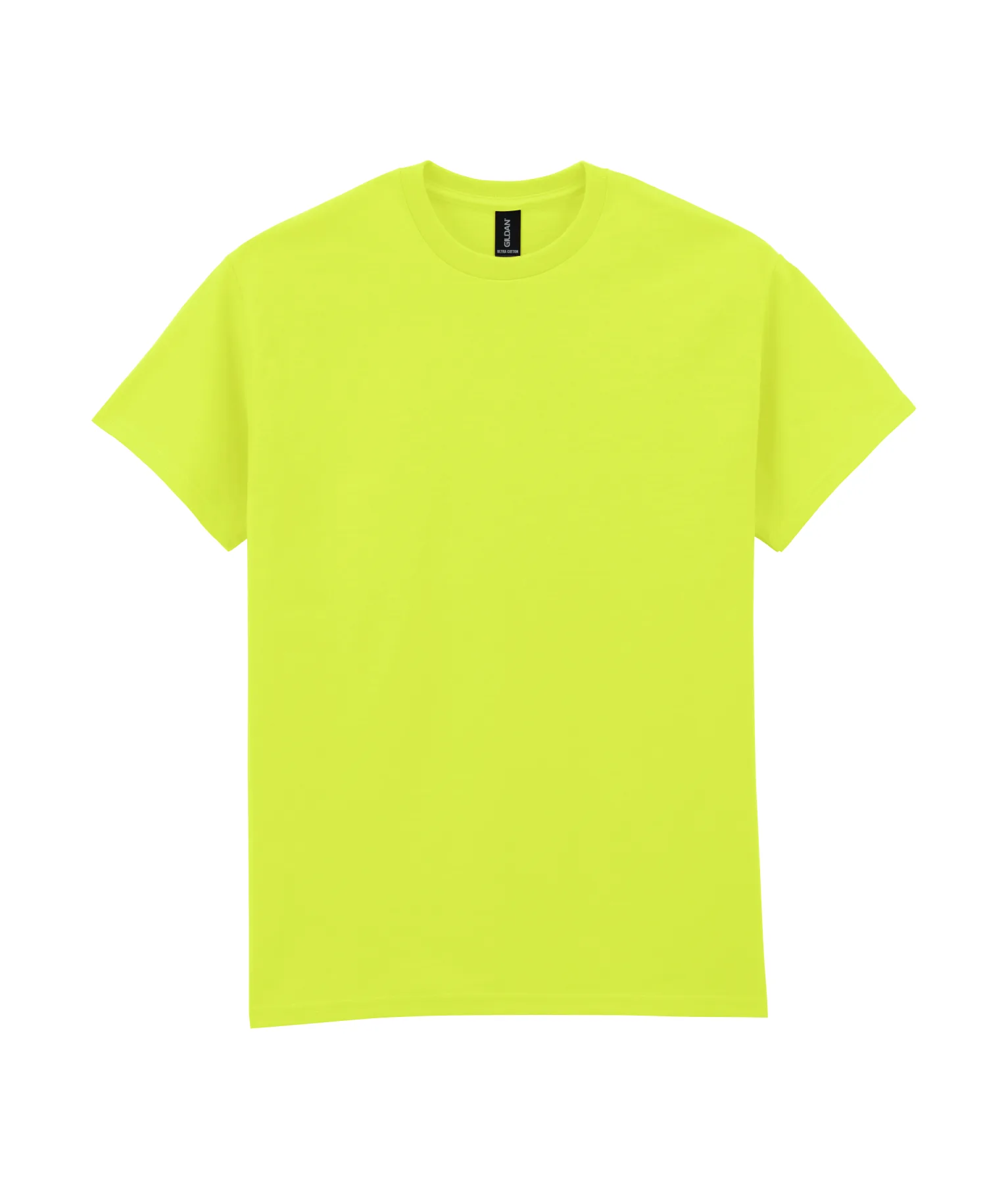 Футболка ULTRA COTTON, ЖЕЛТЫЙ НЕОН M