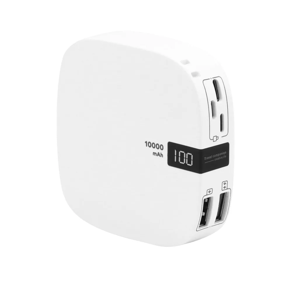 10000 mAh, белый