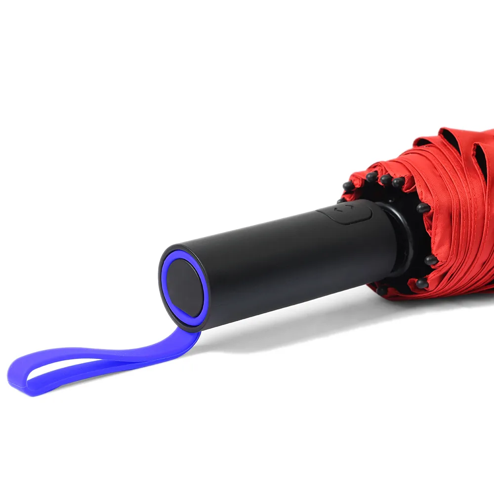 Кастомизированный автоматический складной зонт Altor, красный/синий