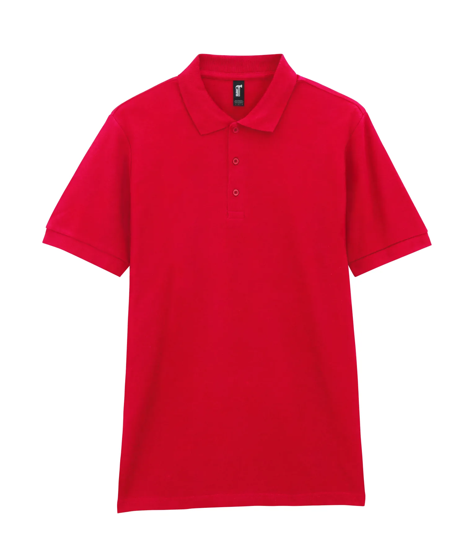 Футболка поло PREMIUM COTTON ADULT DOUBLE PIQUE, КРАСНЫЙ XL