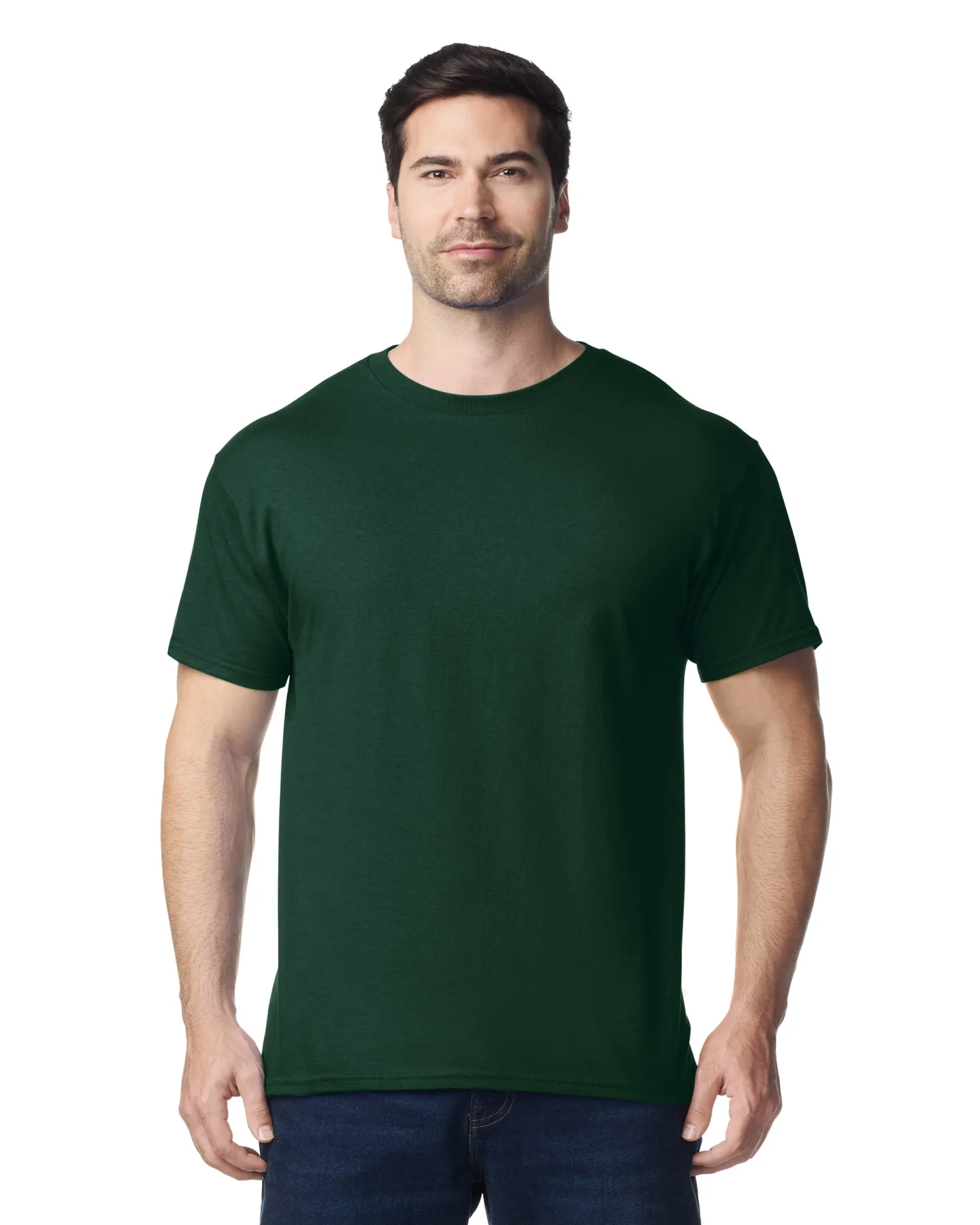 Футболка HEAVY COTTON, ТЕМНО-ЗЕЛЕНЫЙ S
