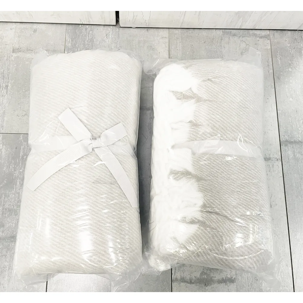 Плед акриловый SUPER SOFT NATURE, белый