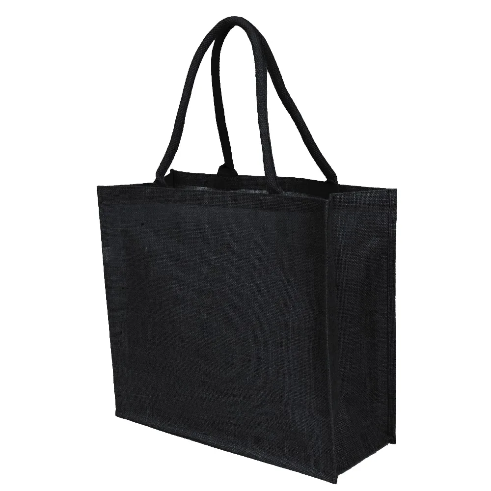 Сумка из джута Caravan Jute, чёрная