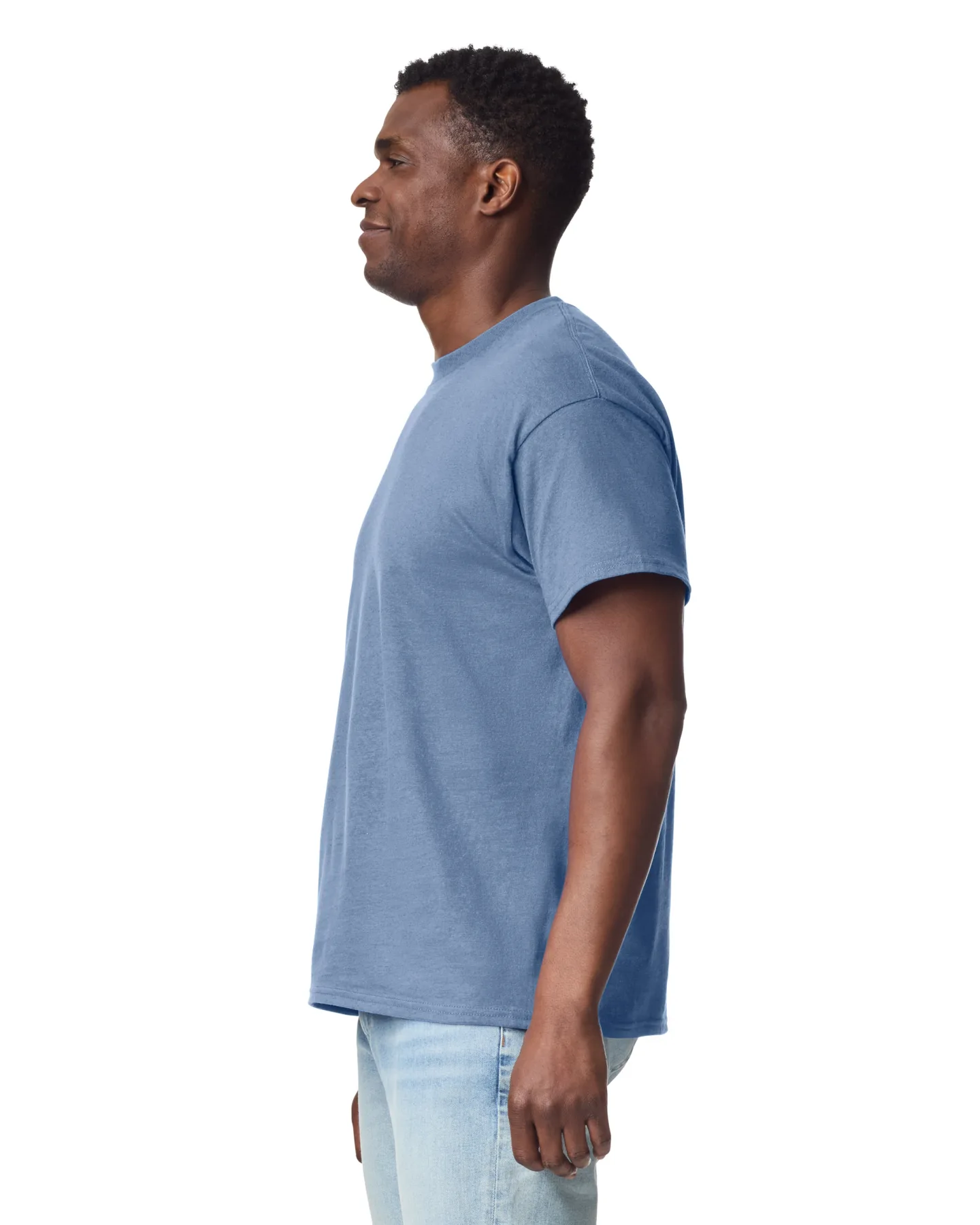 Футболка ULTRA COTTON, СЕРО-ГОЛУБОЙ M