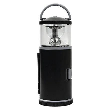 Набор инструментов Tools lantern cо встроенной лампой, 15 инструментов, черный, в пластиковом футляре