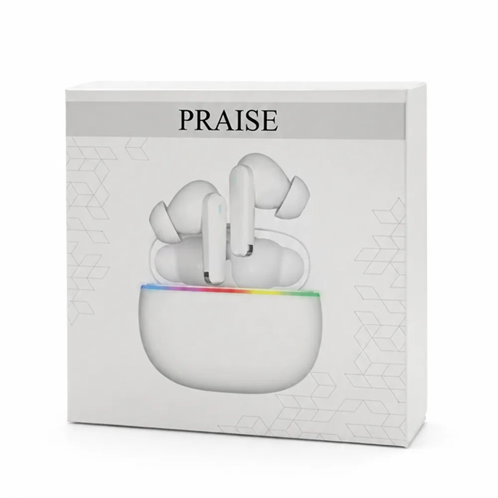 Наушники беспроводные Bluetooth Praise, белые