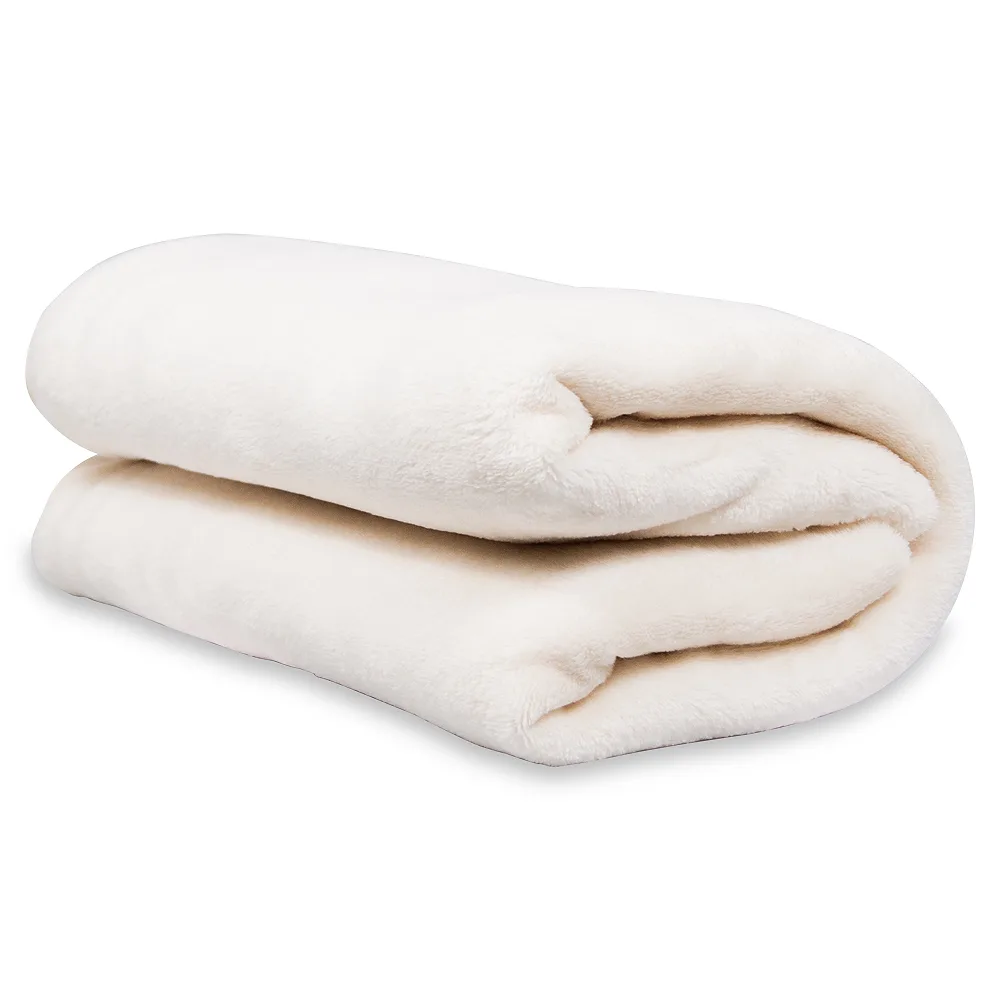 Плед флисовый SUPER SOFT COMFORT TRAVEL, бежевый