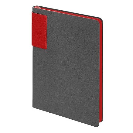 Ежедневник Flexy Star Sivilia Grey Edition Color А5 серо-красный