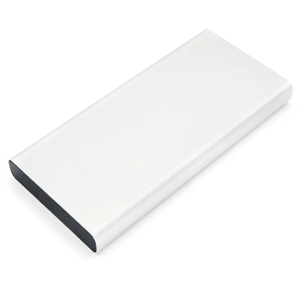 Внешний аккумулятор Höginn в металлическом корпусе, 10000mAh, серый.