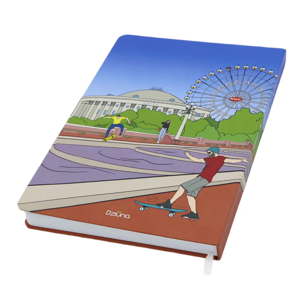 Записная книжка A5 Dziuna Театр в клетку 15, 5 x 21 см