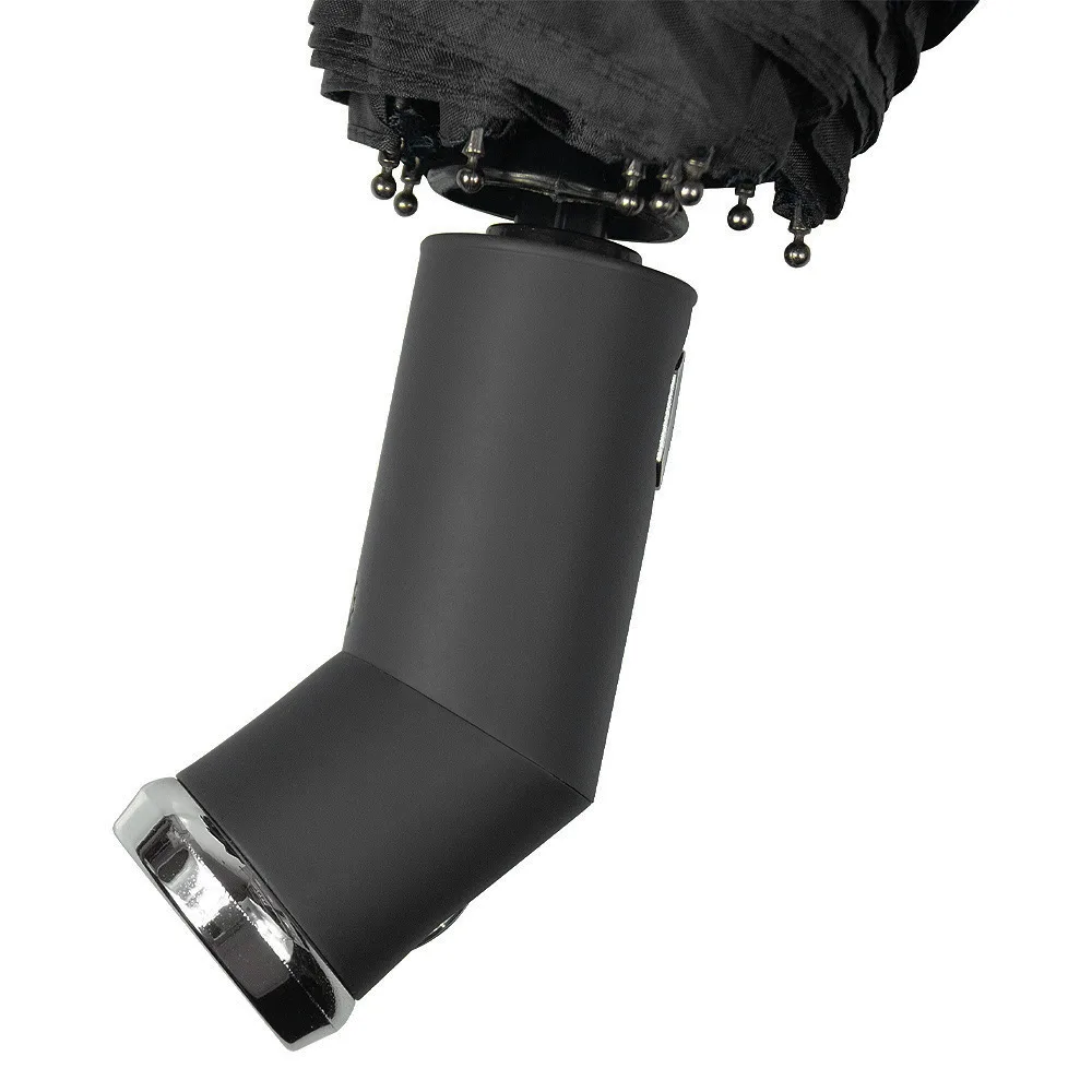 Зонт складной автоматический Forest Lotus Flashlight, чёрный