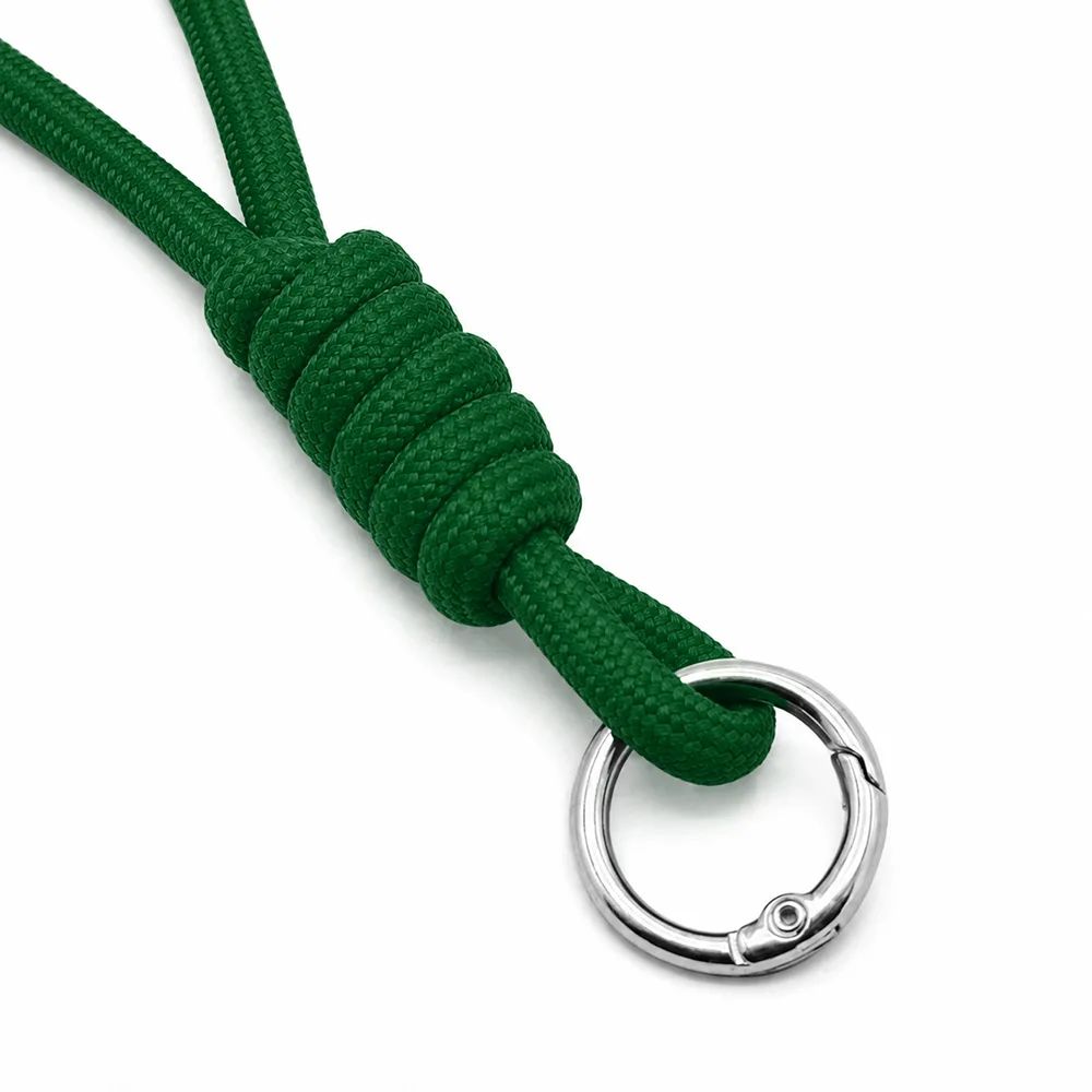 Шнурок на карабине Knotty, зелёный