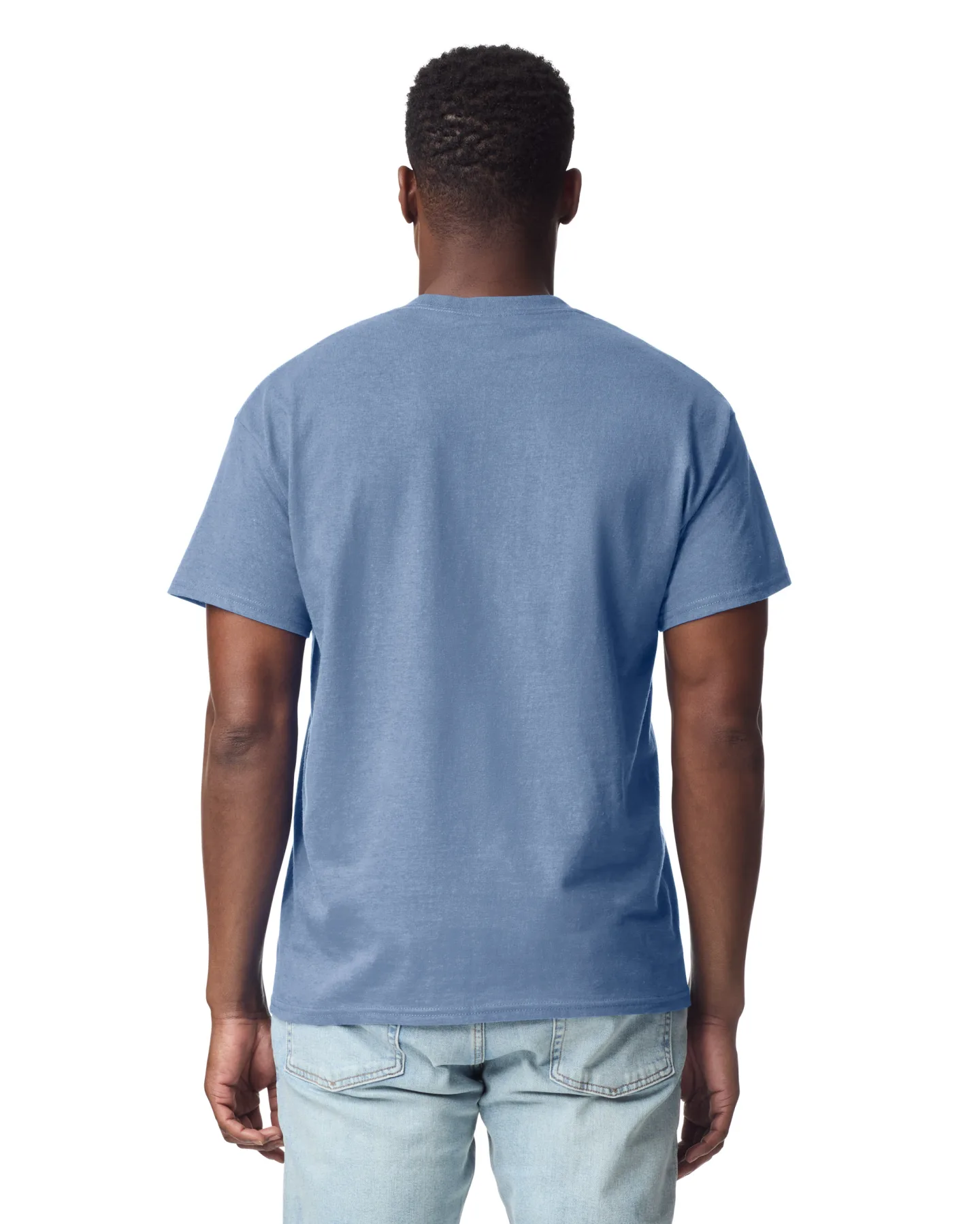 Футболка ULTRA COTTON, СЕРО-ГОЛУБОЙ M