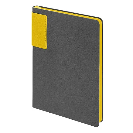 Ежедневник Flexy Star Sivilia Grey Edition Color А5 серо-красный, недатированный в гибкой обложке
