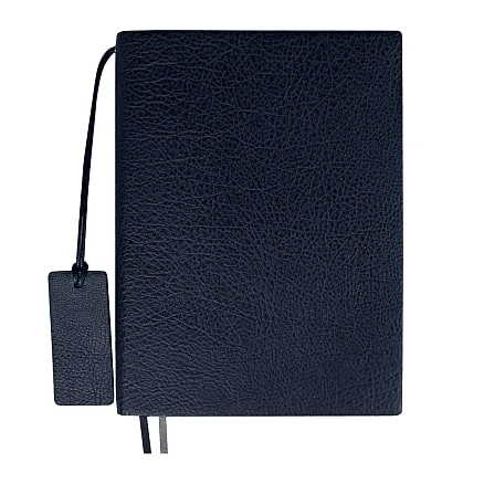 Ежедневник Flexy Foggia Leatherette B5, темно-синий, недатированный, в гибкой обложке в подарочной коробке