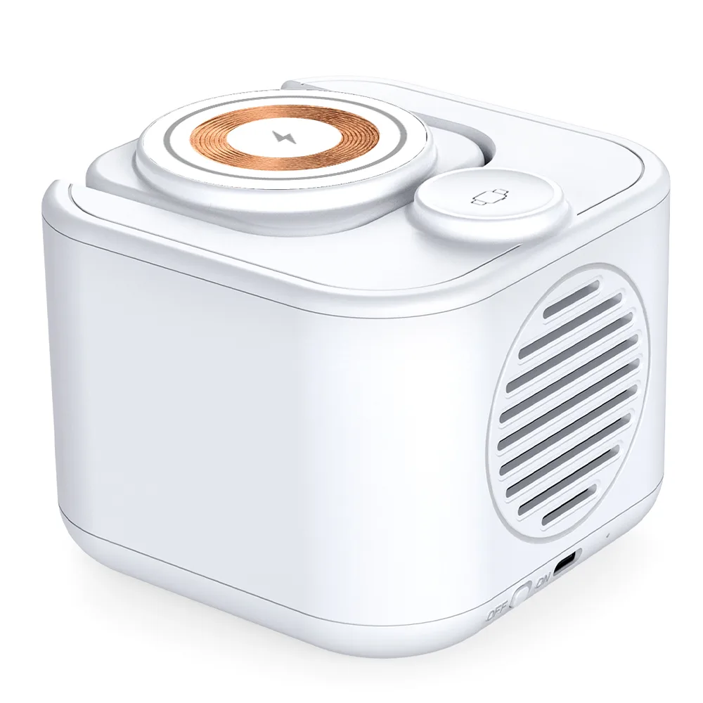 Беспроводная колонка Powerbox 5W с беспроводной зарядкой 15W