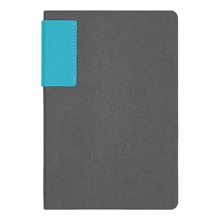 Ежедневник Flexy Star Sivilia Grey Edition Color А5, серо-голубой, недатированный в гибкой обложке