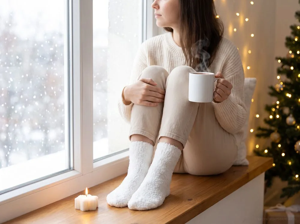 Свеча Snowlight 3, белая, 6 см