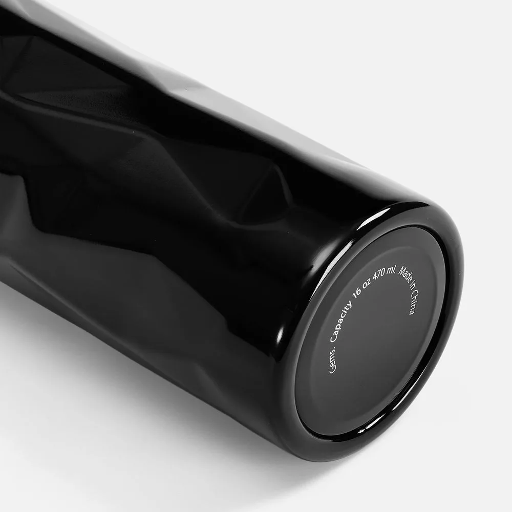 Термостакан Gems Black Morion, черный морион