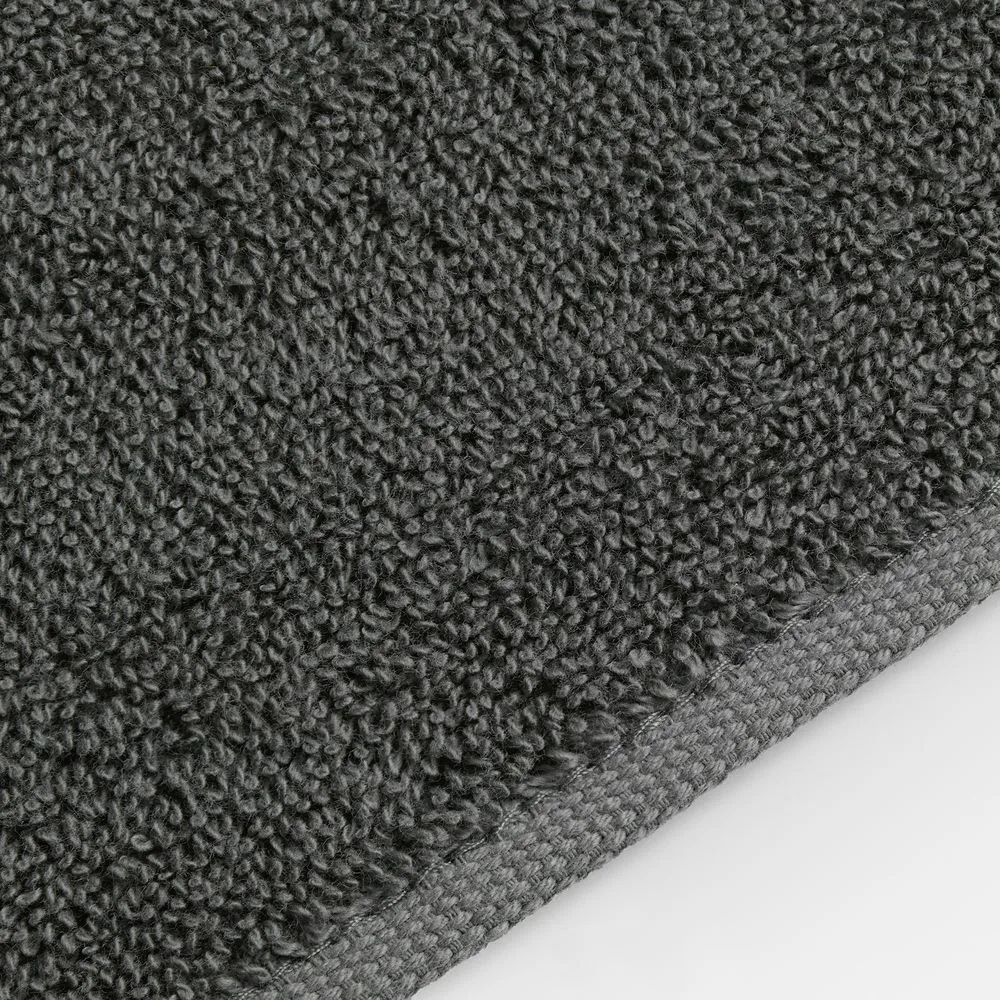 Полотенце махровое Terrychic, среднее, темно-серое