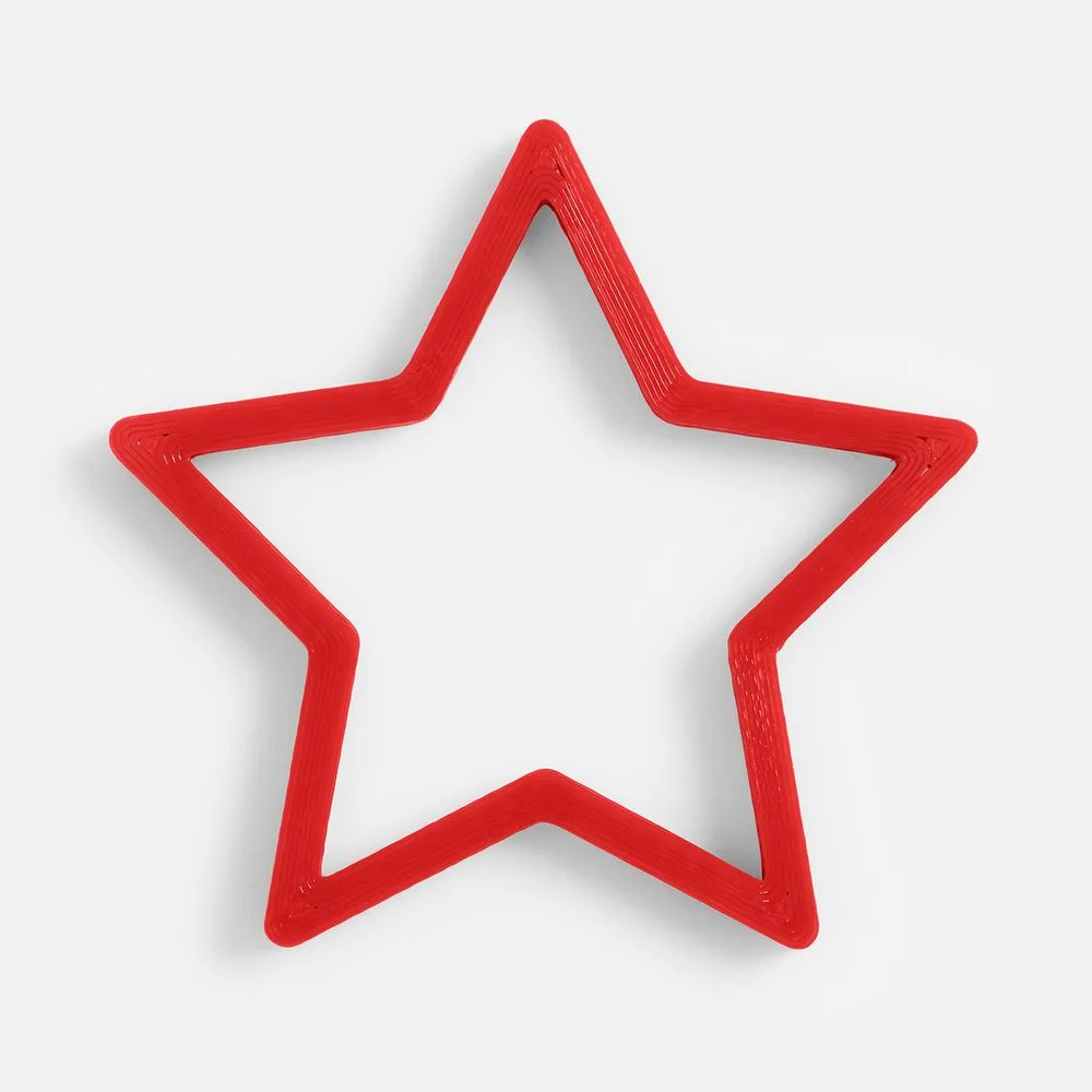 красная