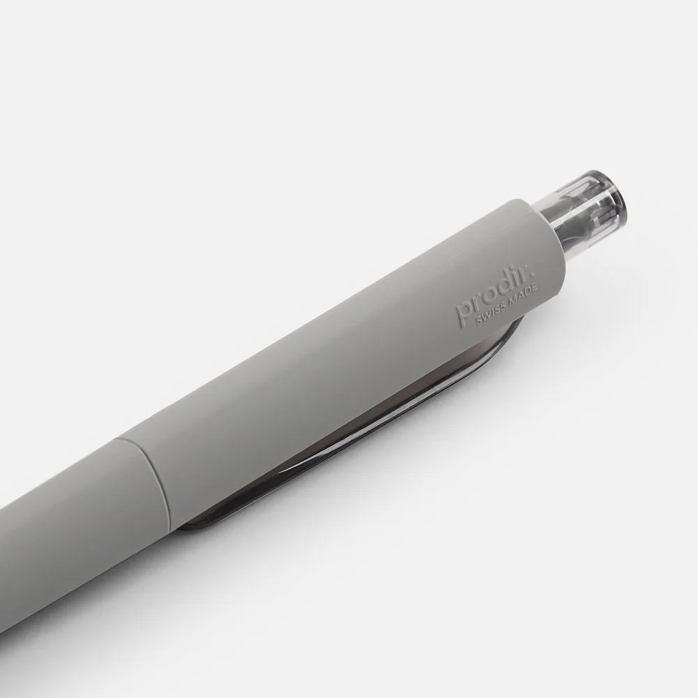 Ручка шариковая Prodir DS8 PRR-T Soft Touch, серая